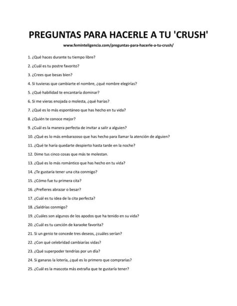 75 preguntas para hacerle al chico que te gusta y。